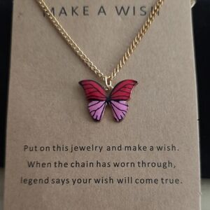 Butterfly Pendant Necklace